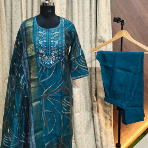 4283 - Kurti with Pant and Dupatta 3PC