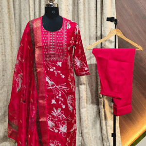 4282 - Kurti with Pant and Dupatta 3PC