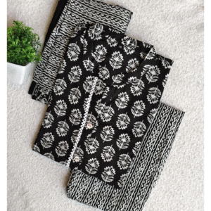 3972 - Cotton Kurti Set 3PC