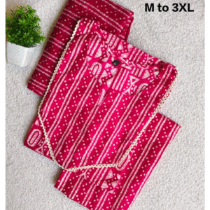 3973 - Cotton Kurti Set 3PC