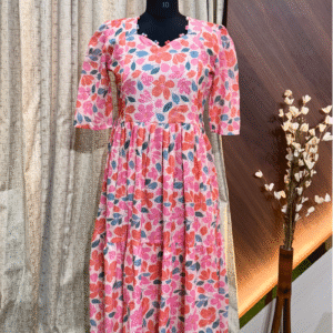 4398 - Hakoba Cotton Frock