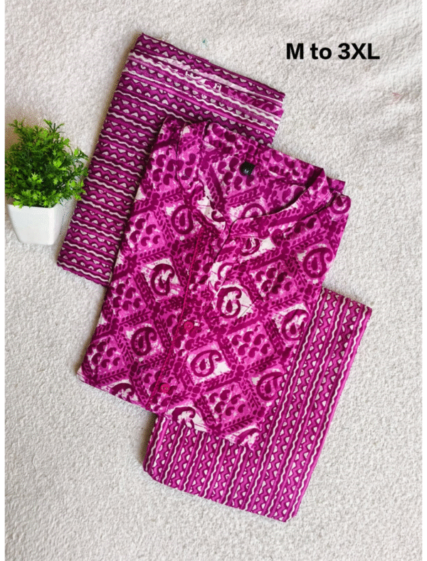 3959 - Cotton Kurti Set 3PC
