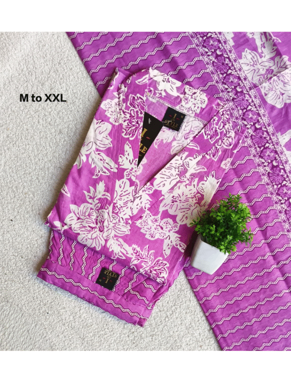4060 - Cotton Kurti Set 3PC