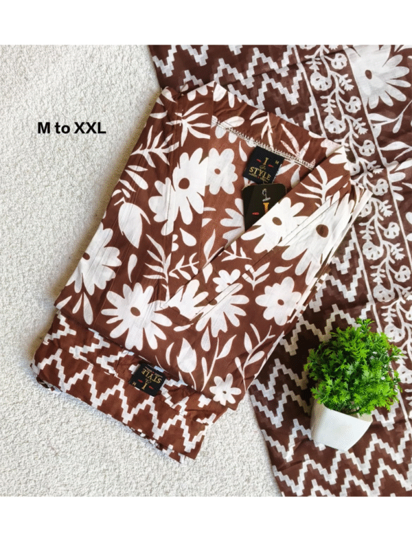 4064 - Cotton Kurti Set 3PC