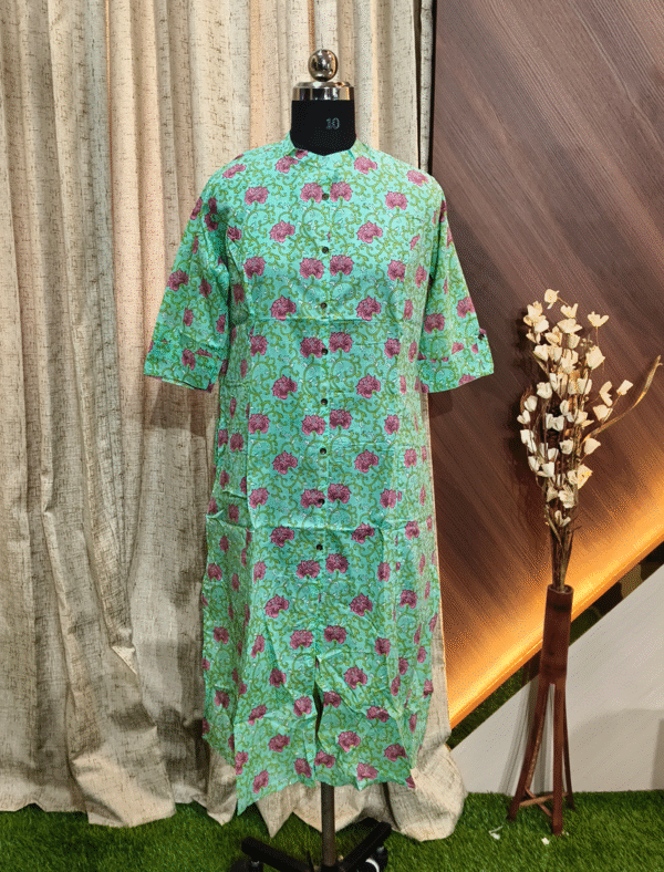 4202 - Cotton Aline Kurtis