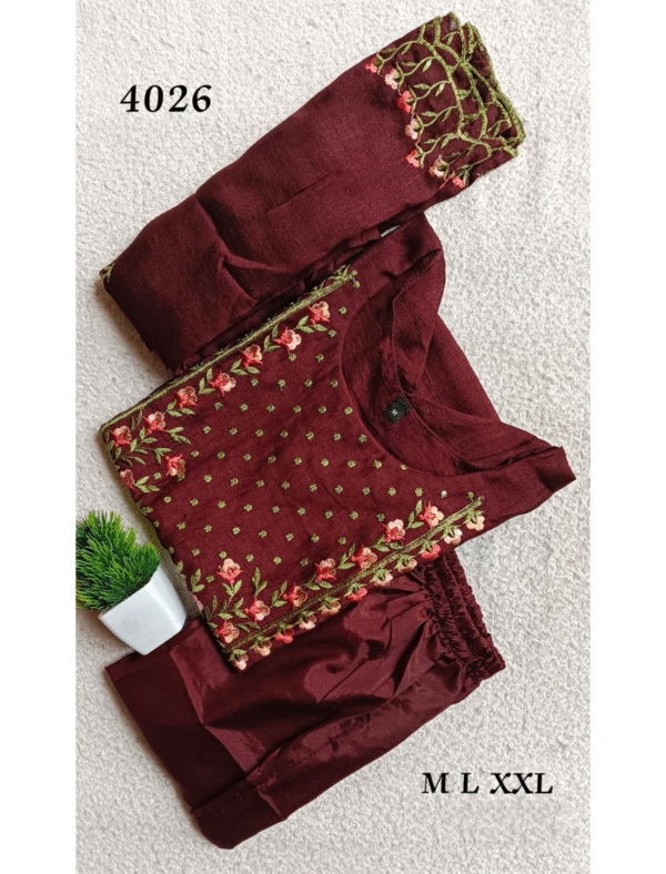 4026 - Silk Embroidery 3-piece set