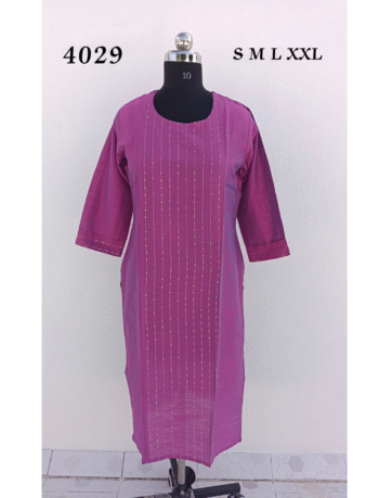 4029 - Silk Kurtis