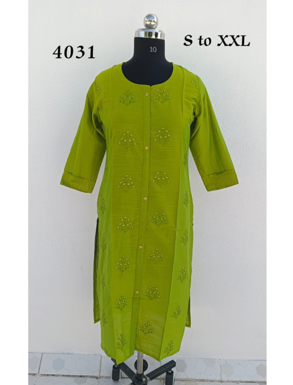4031 - Silk Kurtis