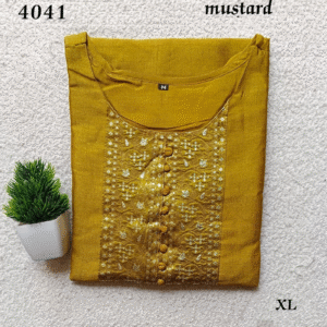 4041 - Silk Kurtis