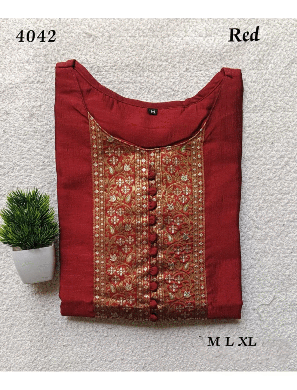 4042 - Silk Kurtis