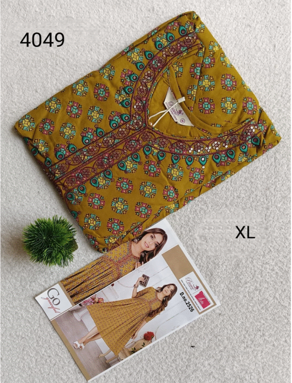 4049 - Anarkalli kurtis