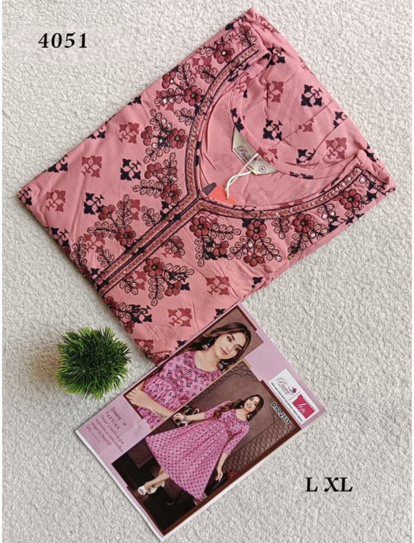 4051 - Anarkalli kurtis