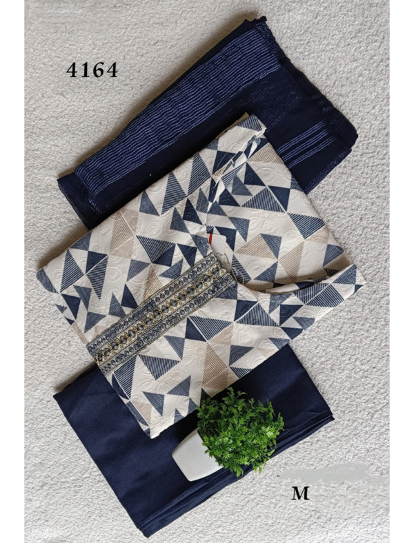 4164 - Kurti with Pant & Dupatta