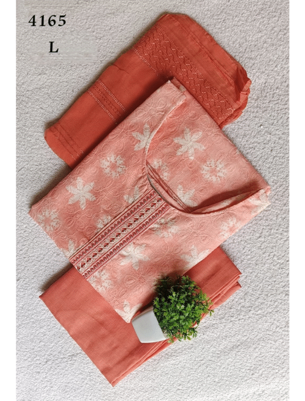 4165 - Kurti with Pant & Dupatta