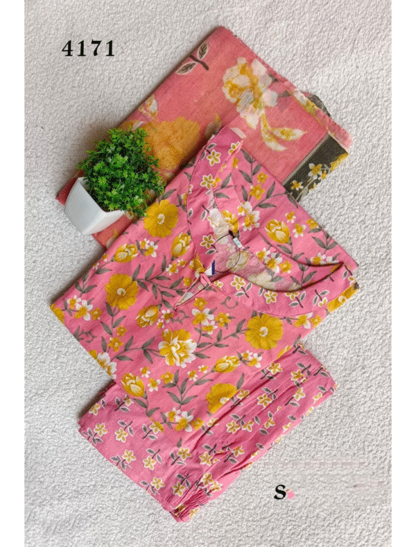 4171 - Kurti with Pant & Dupatta