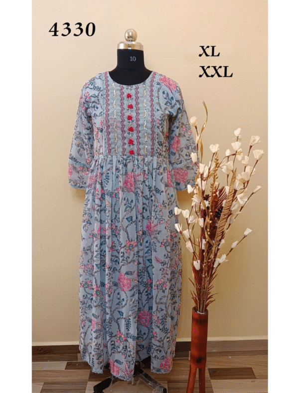 4330 - Designer wear Kurtis