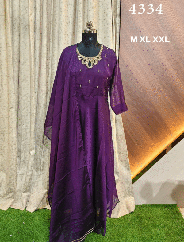 4334 - Designer wear Kurtis