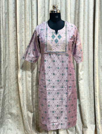 4464  - SILK KURTIS