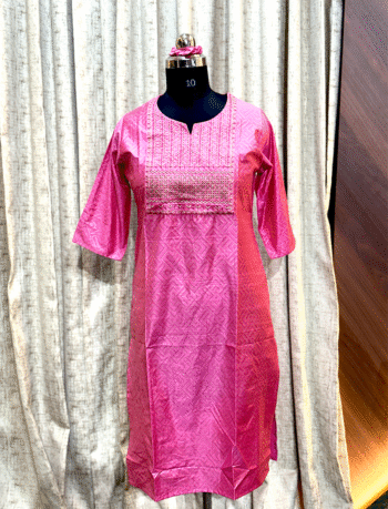 4470  - SILK KURTIS