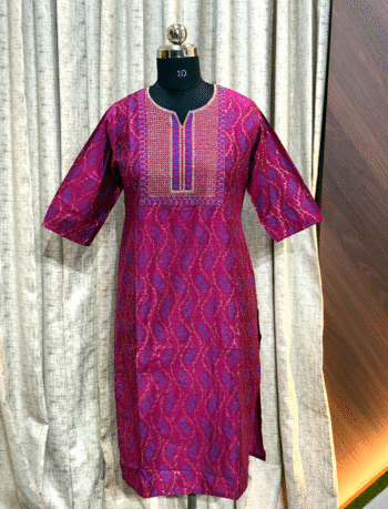 4475 - SILK KURTIS
