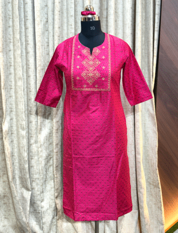 4476 - SILK KURTIS