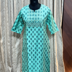 4491  - SILK KURTIS