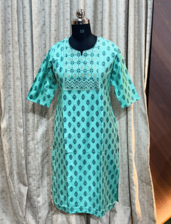 4491  - SILK KURTIS