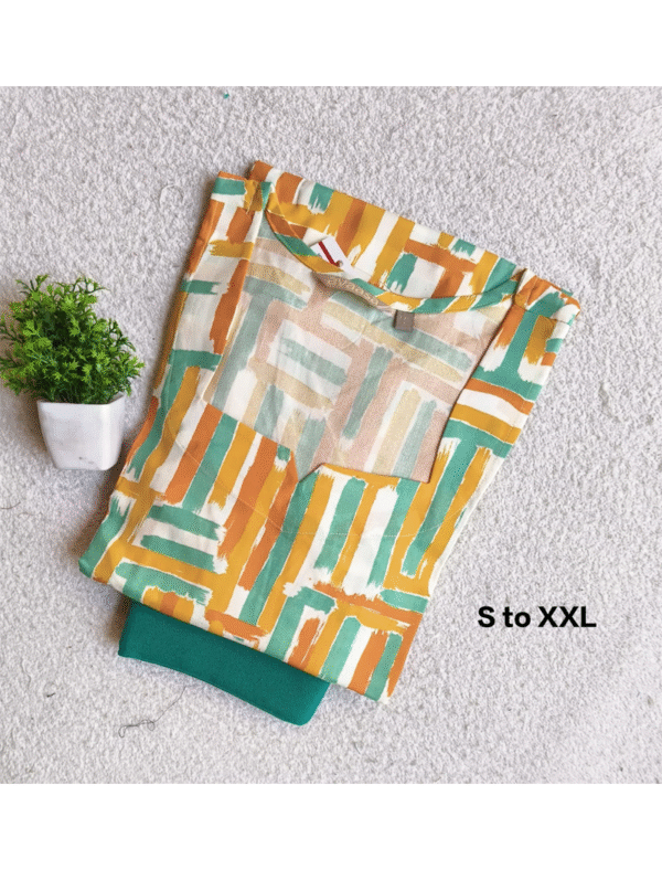 3986 - Kurti with Jeggings Combo