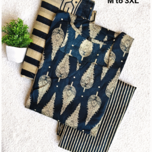 3963 - Cotton Kurti Set 3PC