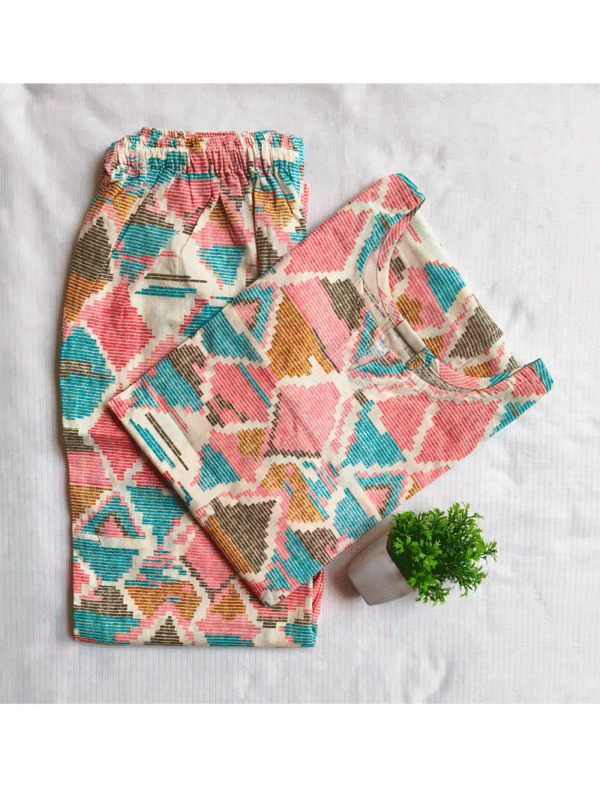 4117 - Cotton Flex Night Suit Sets