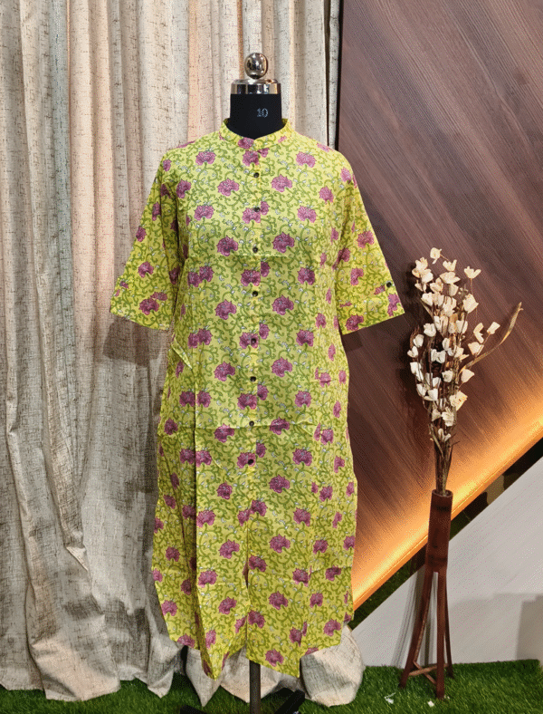 4204 - Cotton Aline Kurtis