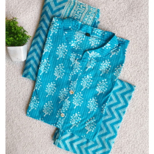 3964 - Cotton Kurti Set 3PC