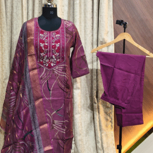 4285 - Kurti with Pant and Dupatta 3PC