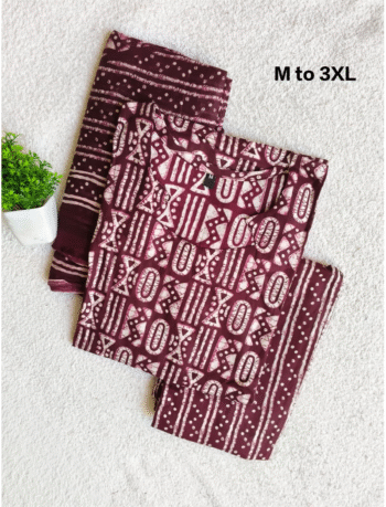 3965 - Cotton Kurti Set 3PC