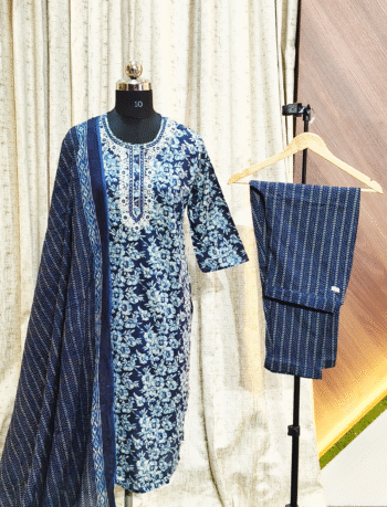 4594 - Kurti with Pant and Dupatta 3PC