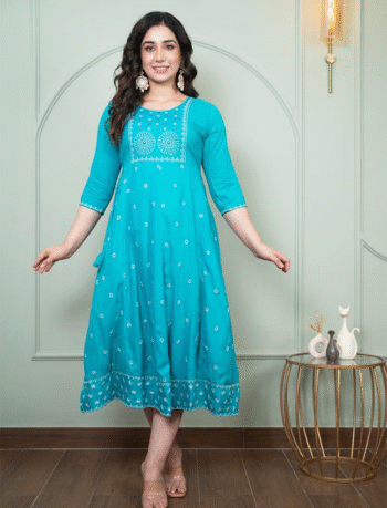 4602-  Anarkali kurtis