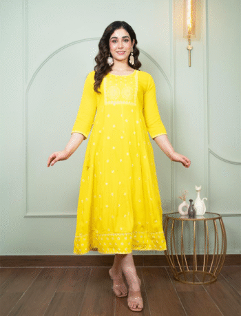4603-  Anarkali kurtis
