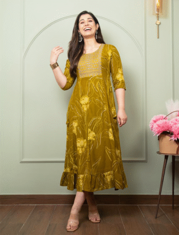 4605- Anarkali kurtis