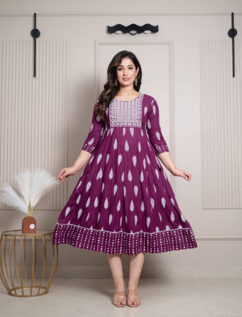 4611 -  Anarkali kurtis