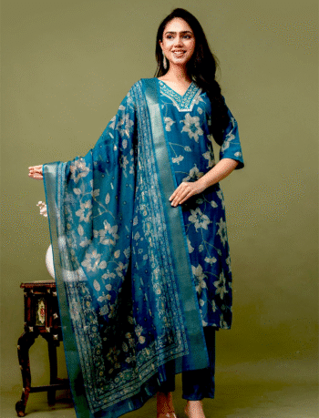 4623 - Kurti with Pant and Dupatta 3PC