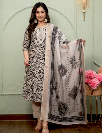 4633 - Kurti with Pant and Dupatta 3PC
