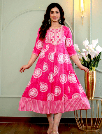 4637 -  Anarkali kurtis