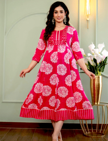 4642 -  Anarkali kurtis