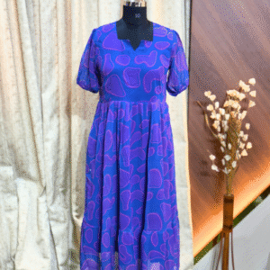 4576 - Georgette Fit and Flare Frock
