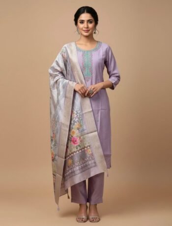 4688 - Kurti with Pant and Dupatta 3PC