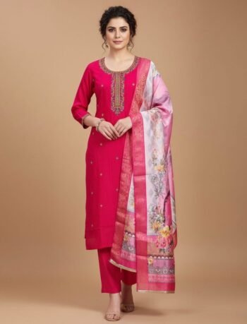 4685 - Kurti with Pant and Dupatta 3PC