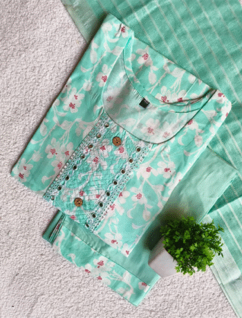 4783 - Cotton 3pc Kurta Set