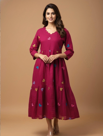 4802- Butterfly Frock