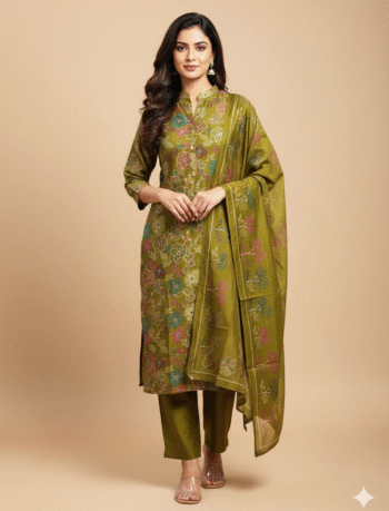 4865 - Kurti with Pant and Dupatta 3PC