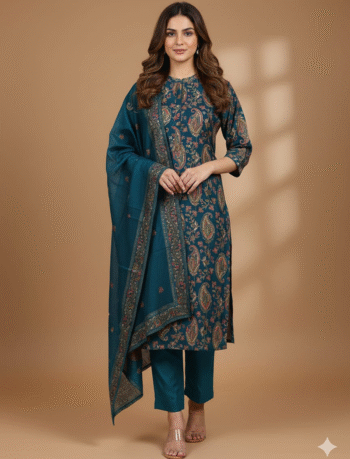 4867 - Kurti with Pant and Dupatta 3PC